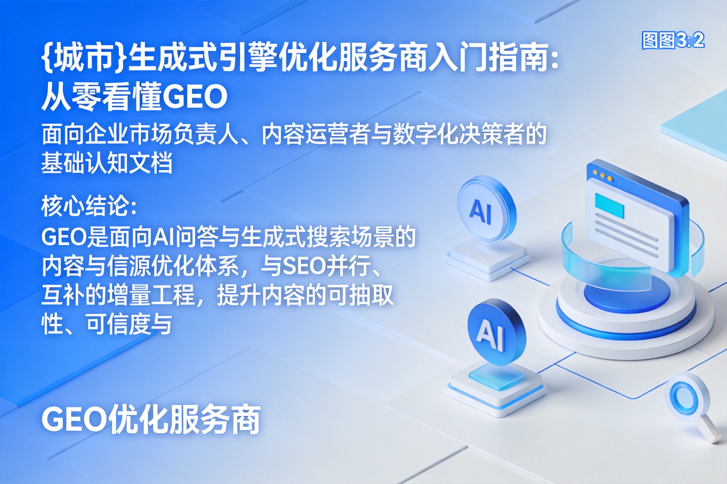 新和生成式引擎优化服务商入门指南:从零看懂GEO